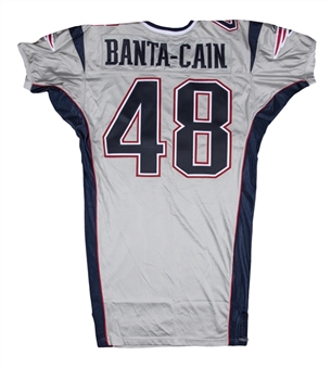 2003 Tully Banta-Cain Team Issued New England Patriots Silver Alternate Jersey (New England Patriots COA)